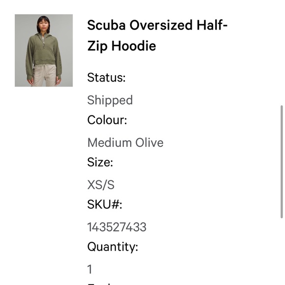 Lululemon Scuba Oversized Half Zip Hoodie - Picture 3 of 7